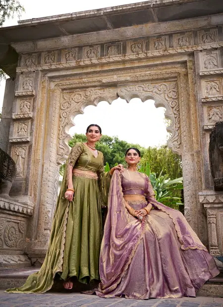 Elakshi By Lnb1440 Fendi Embroidery Work Lehenga Choli Online Wholesale